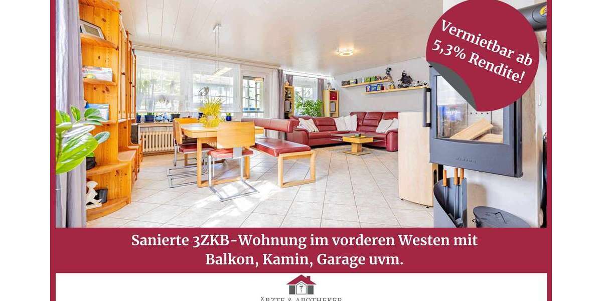 Etagenwohnung Kassel Vorderer Westen - 3 Zimmer, 122 m&sup2;, 305.000&euro; | Angebot:25606841