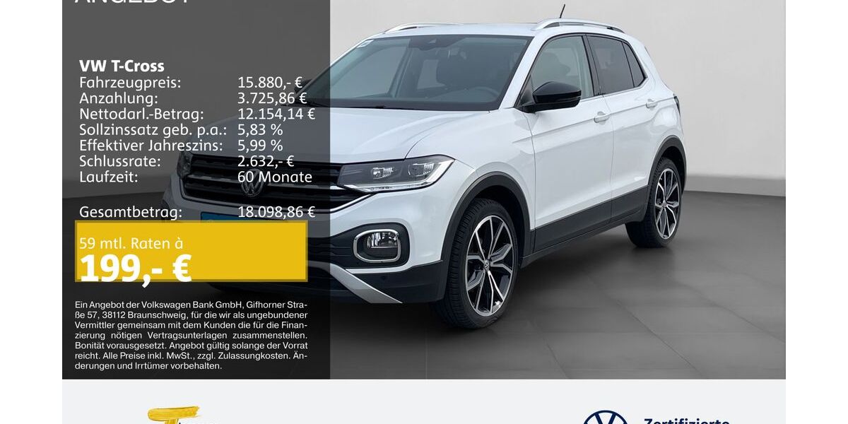 VW T-Cross 52.051 km 15.550 &euro; Remscheid 42897