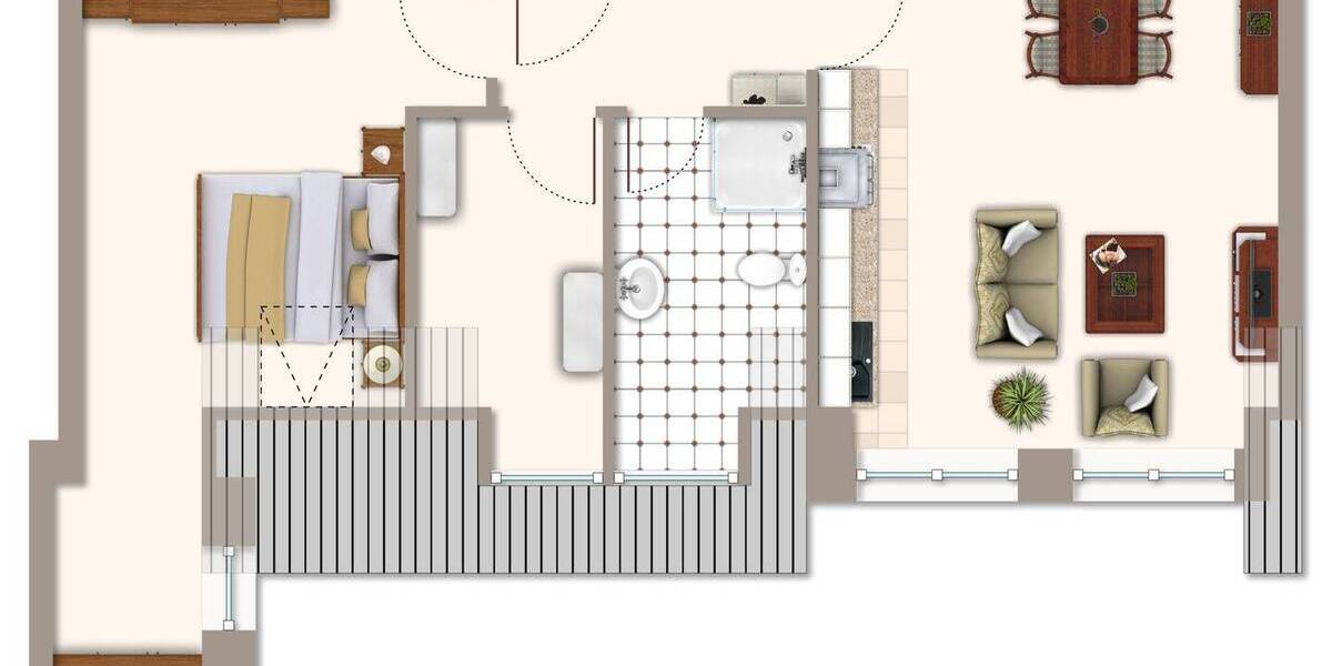 Etagenwohnung Wurster Nordseeküste Neufeld - 2 Zimmer, 41 m&sup2;, 154.000&euro; | Angebot:26289833