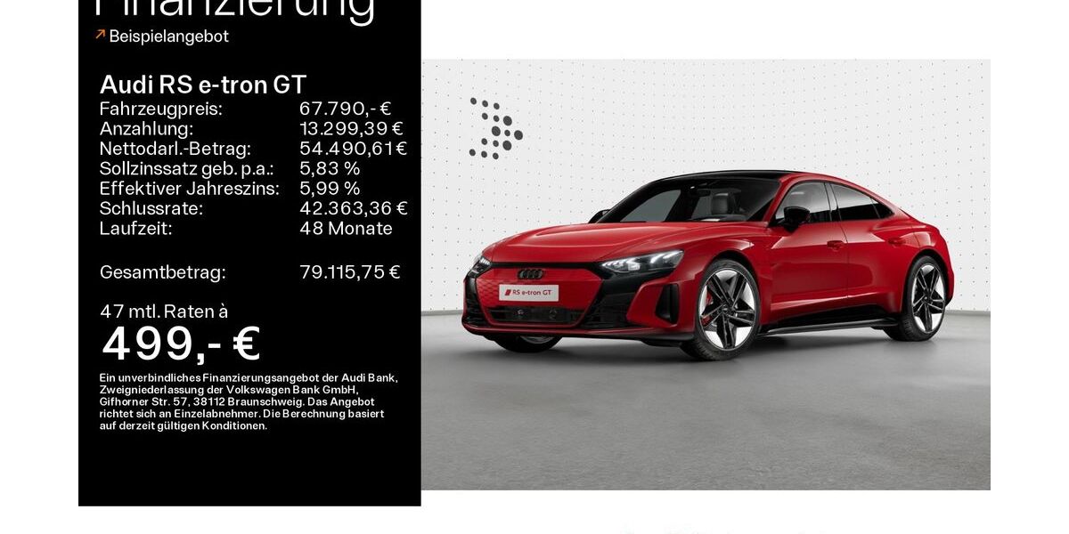 Audi RS e-tron GT 66.570 km 67.790 &euro; Schweinfurt 97424