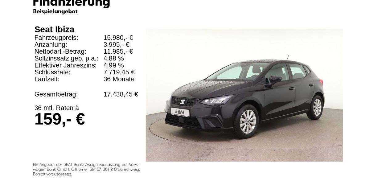 Seat Ibiza 30.050 km 15.780 &euro; Gifhorn 38518