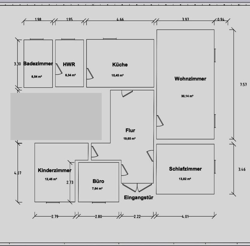 100 m² Wohnung ab 01.12.2025 zu vermieten zimmer