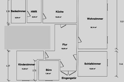 100 m² Wohnung ab sofort zu vermieten 4 zimmer