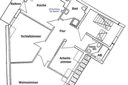 3-Zimmer Dachgeschoßwohnung