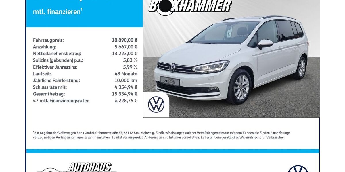 VW Touran 114.527 km 18.890 &euro; Bad Aibling 83043