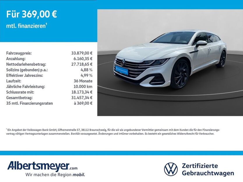VW Arteon 51.296 km 33.879 € Leinefelde-Worbis/DE 37327