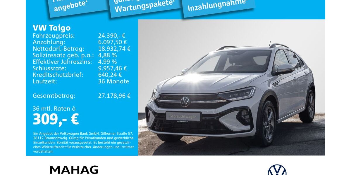 VW Taigo 29.223 km 24.390 &euro; München 81825