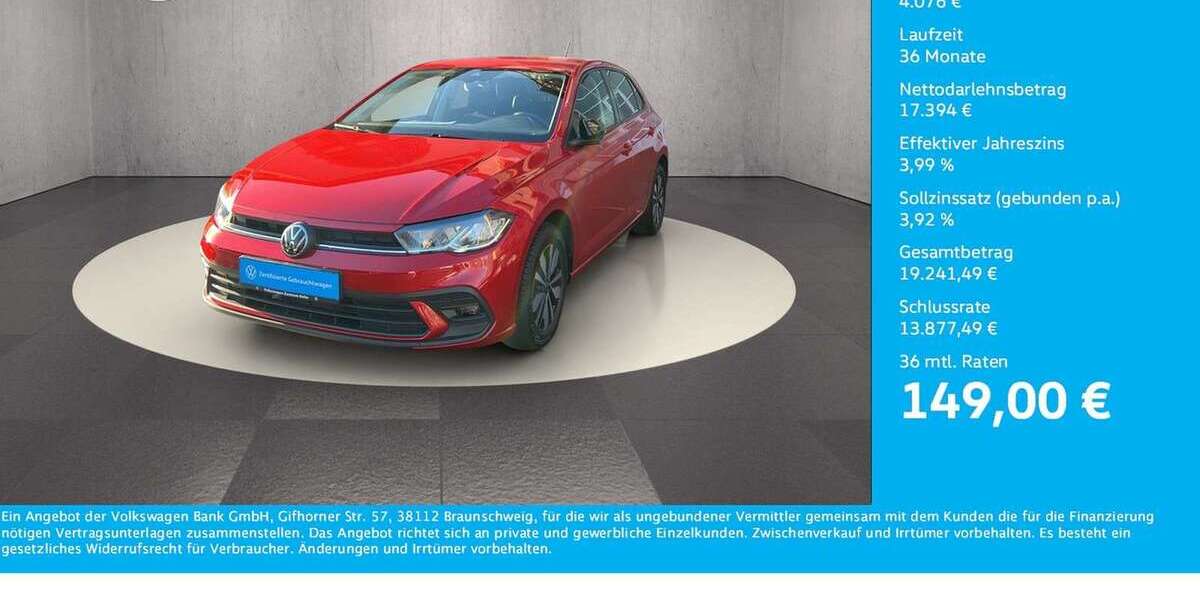 VW Polo 26.450 km 21.470 &euro; Halle 06110