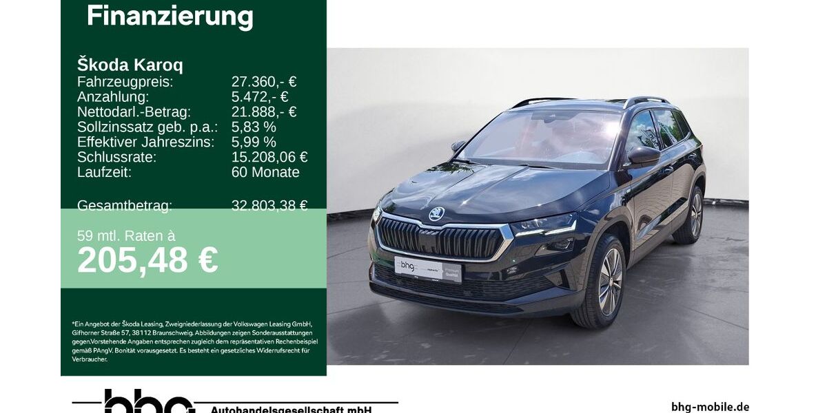 Skoda Karoq 59.193 km 27.360 &euro; Freudenstadt 72250