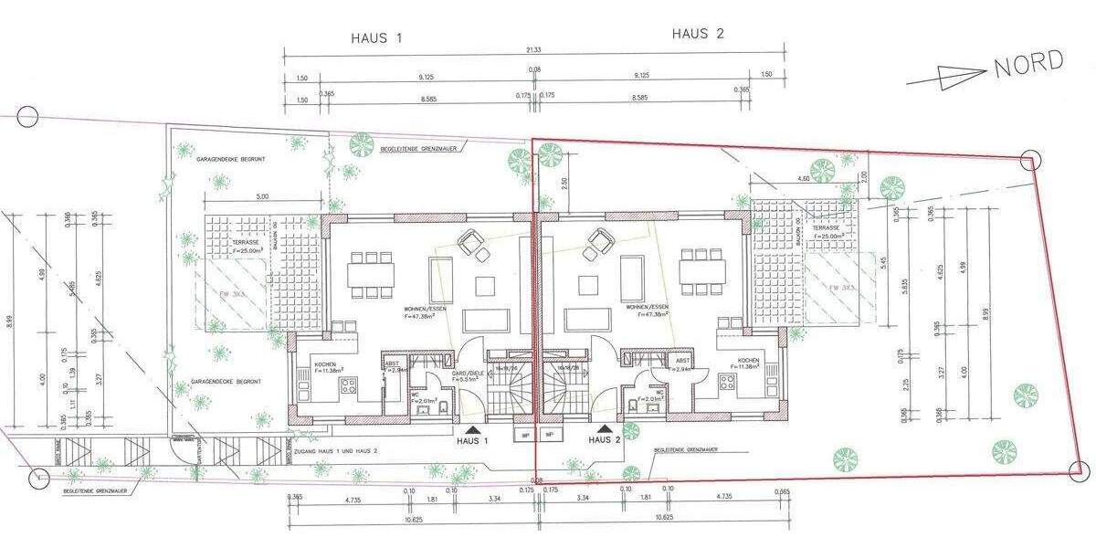 Doppelhaushälfte Esslingen am Neckar Rüdern - 4 Zimmer, 150 m&sup2;, 2.950&euro; | Angebot:24859936