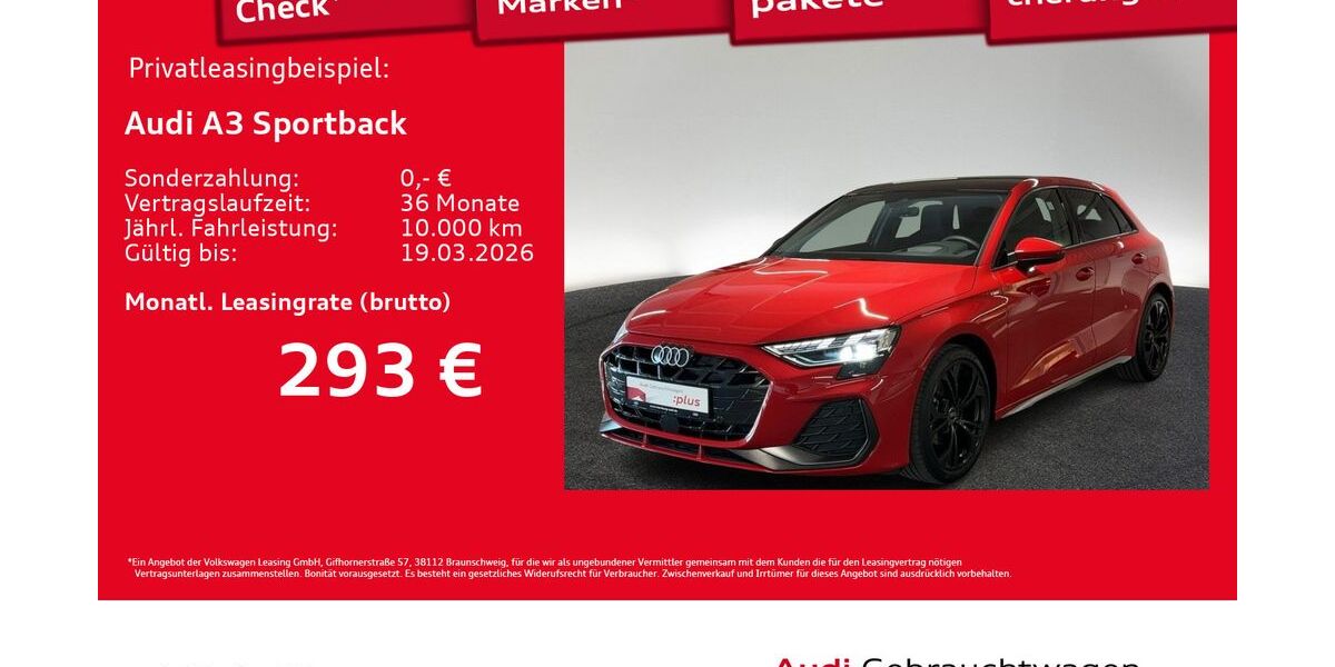 Audi A3 8.843 km 35.350 &euro; Hamburg 20537