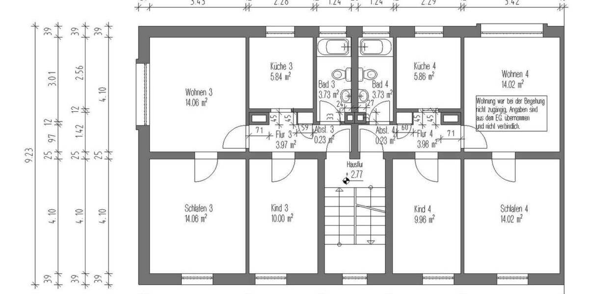 Etagenwohnung Duisburg Fahrn - 3 Zimmer, 52 m&sup2;, 430&euro; | Angebot:26823861