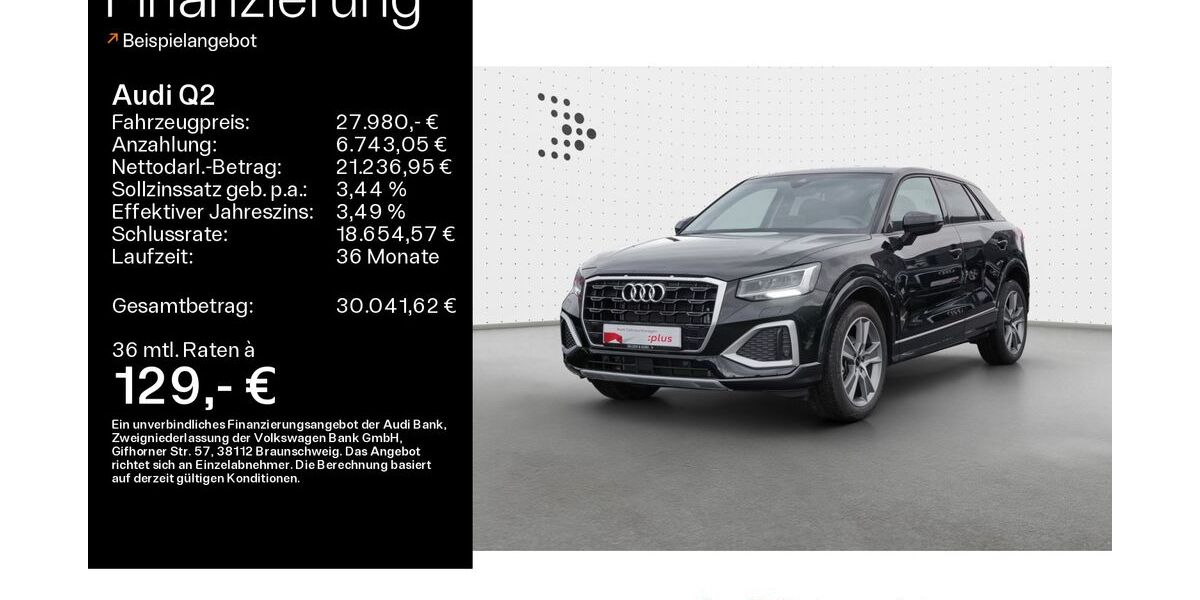 Audi Q2 7.377 km 27.980 &euro; Schweinfurt 97424