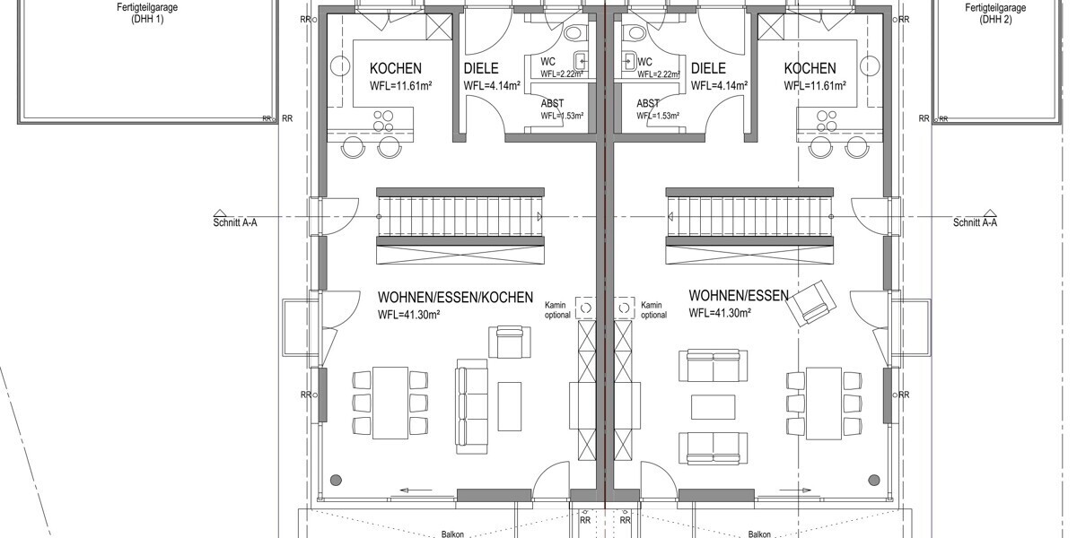 Bezugsfertig! Design Neubau Chalet-Haushälfte mit Doppelgarage und Loisachblick - Doppelhaushälfte Wolfratshausen Farchet | Angebot:26478547