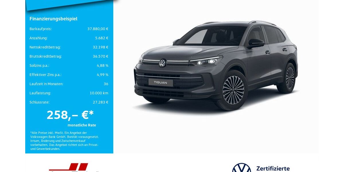 VW Tiguan 25.410 km 37.880 &euro; Rathenow 14712