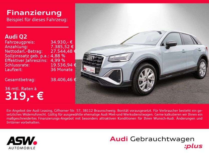 Audi Q2 18.900 km 34.930 € Heilbronn 74074