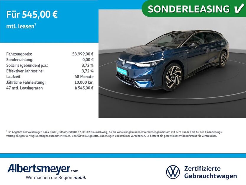 VW ID.7 10.114 km 53.999 € Mühlhausen/Thüringen 99974
