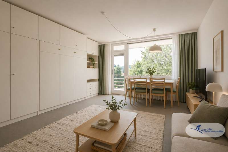 Etagenwohnung Prien am Chiemsee - 1 Zimmer, 39 m&sup2;, 189.000&euro; | Angebot:26362719