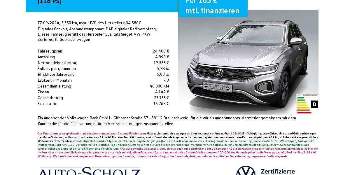 VW T-Roc 5.350 km 24.480 &euro; Bayreuth 95448