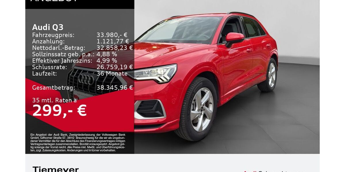 Audi Q3 19.961 km 33.980 &euro; Lüdenscheid 58511