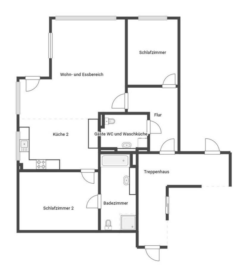 3-Zimmer-Wohnung in bester Lage mit Balkon und TG-Stellplatz 3 zimmer