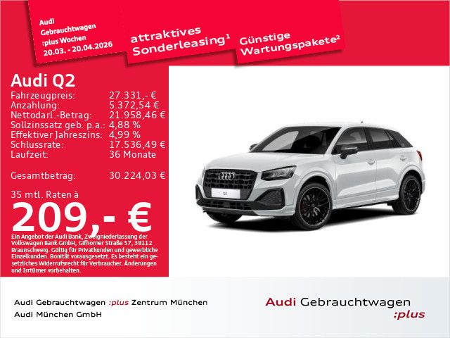 Audi Q2 36.559 km 27.331 &euro; Eching 85386