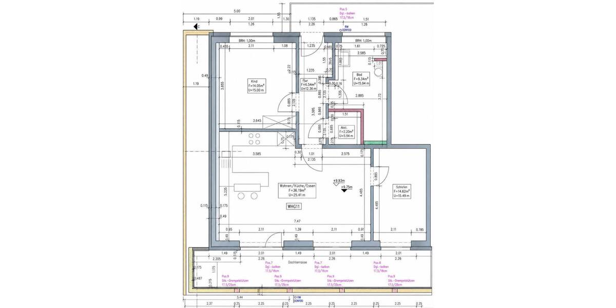 Etagenwohnung Bersenbrück - 3 Zimmer, 91 m&sup2;, 770&euro; | Angebot:26657678