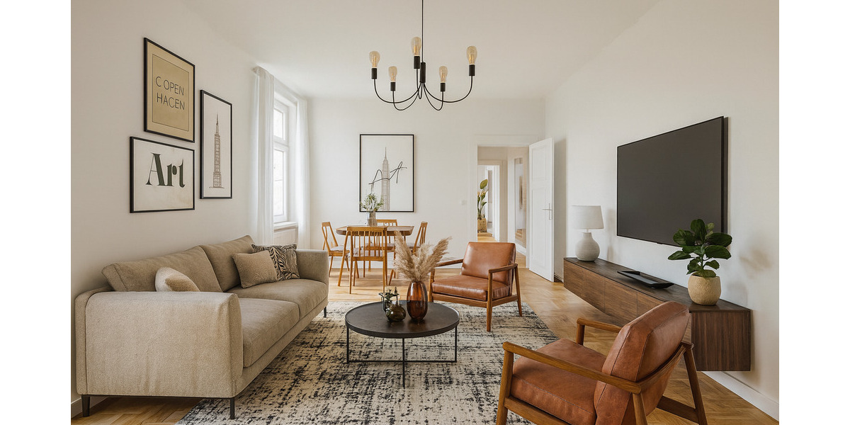 Großzügiger 5-Zimmer-Altbau mit Berliner Zimmer & Loggia in Prenzlauer Berg 5 zimmer