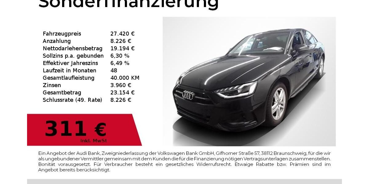 Audi A4 47.200 km 27.420 &euro; Nürnberg 90411