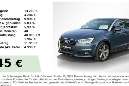 Audi A1 97.800 km 13.880 &euro; Nürnberg 90431