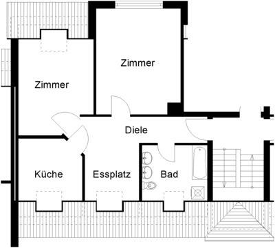 Super 2-Zimmer-Wohnung! 2 zimmer