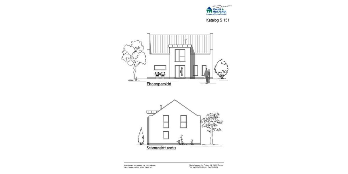 Einfamilienhaus Quakenbrück - 4.5 Zimmer, 145 m&sup2;, 306.100&euro; | Angebot:8912371