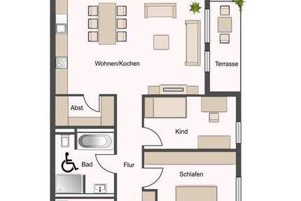 Wohnung Tostedt Todtglüsingen - 4 Zimmer, 98 m&sup2;, 439.000&euro; | Angebot:24791460