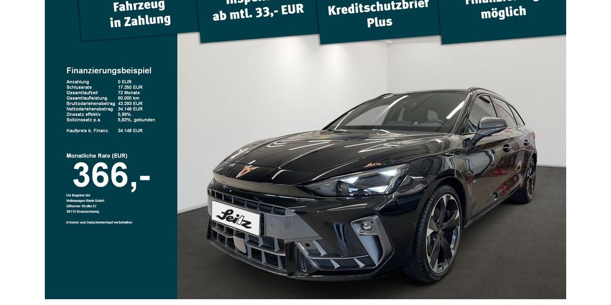 Cupra Leon 19.165 km 33.748 &euro; Kempten 87437