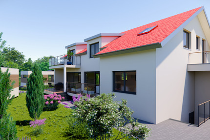 Erstbezug in Ernsgaden I KFW-55 I 4-Zimmer Dachgeschosswohnung mit Terrasse und Garten 4 zimmer