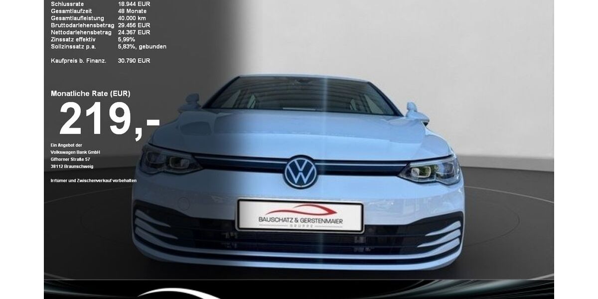 VW Golf 24.208 km 30.790 &euro; Baden-Baden 76530