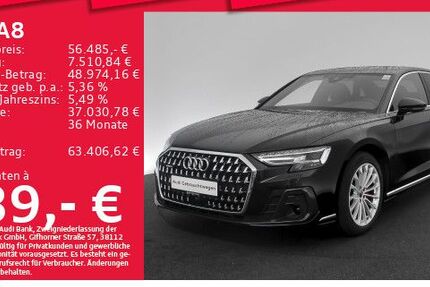 Audi A8 34.829 km 56.485 &euro; München 80935