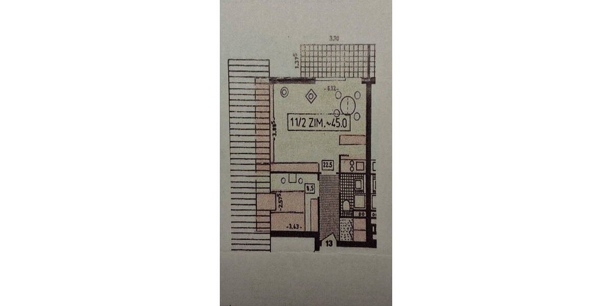 Etagenwohnung Braunlage - 1 Zimmer, 40 m&sup2;, 49.000&euro; | Angebot:26204026