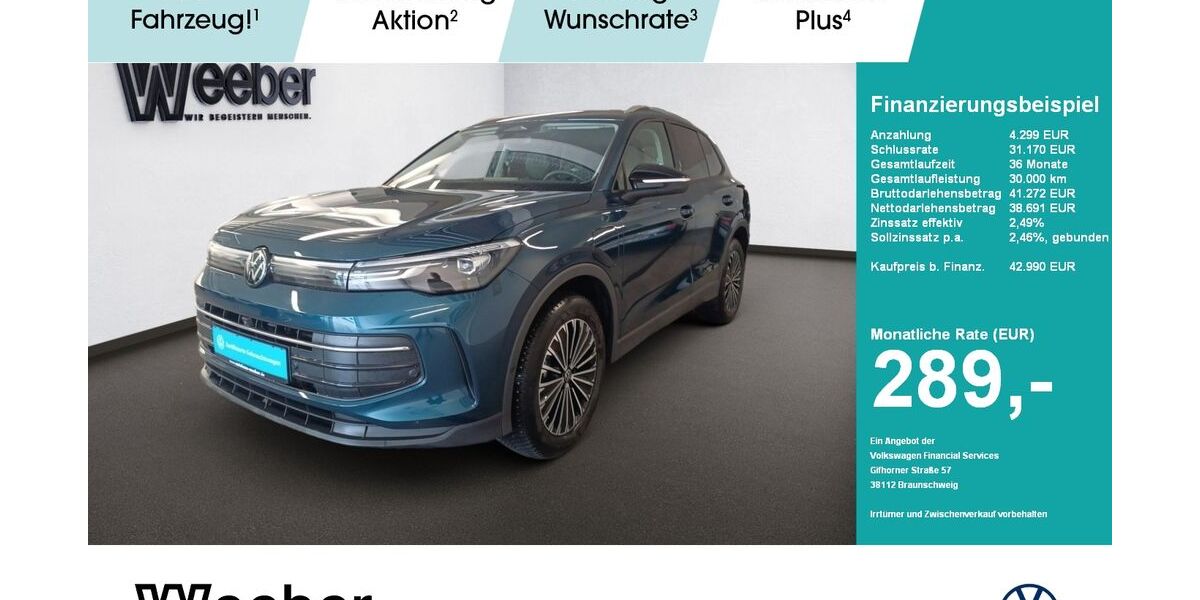 VW Tiguan 3.938 km 42.490 &euro; Leonberg 71229