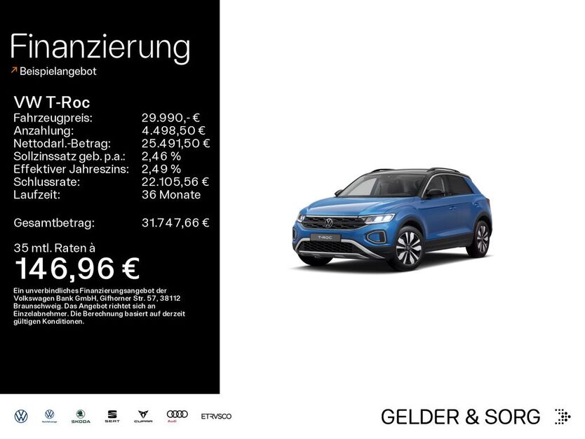 VW T-Roc 10.795 km 29.990 € Coburg 96450