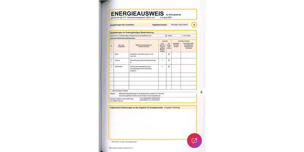 Etagenwohnung Herford Falkendiek - 3 Zimmer, 70 m&sup2;, 159.000&euro; | Angebot:26693346