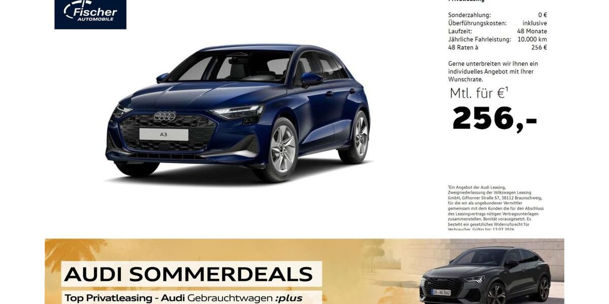 Audi A3 20.139 km 29.940 &euro; Neumarkt 92318