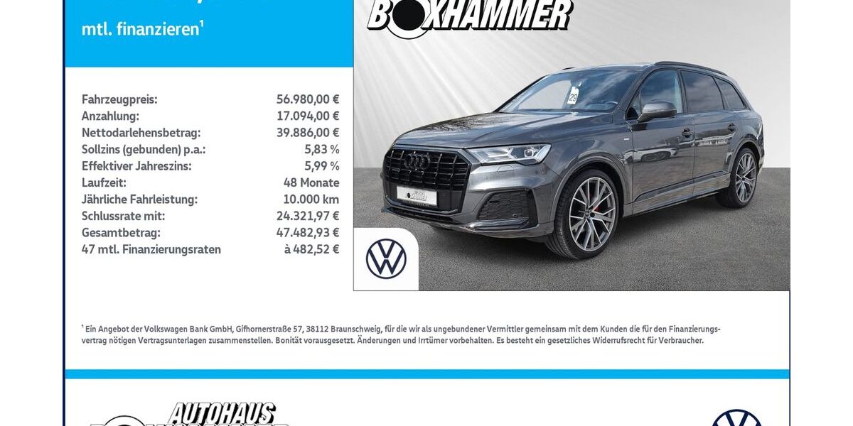 Audi Q7 56.808 km 56.980 &euro; Bad Aibling 83043