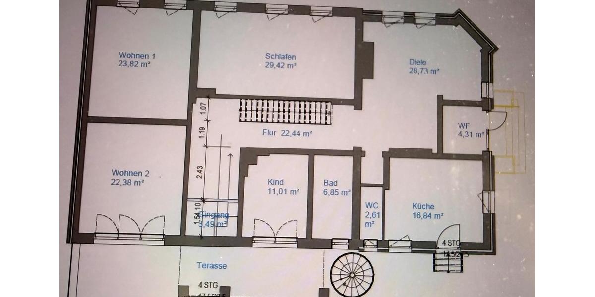 Erdgeschoßwohnung Thedinghausen - 5 Zimmer, 170 m&sup2;, 1.400&euro; | Angebot:25081771