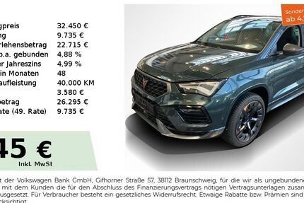 Cupra Ateca 35.850 km 32.450 &euro; Höchstadt an der Aisch 91315