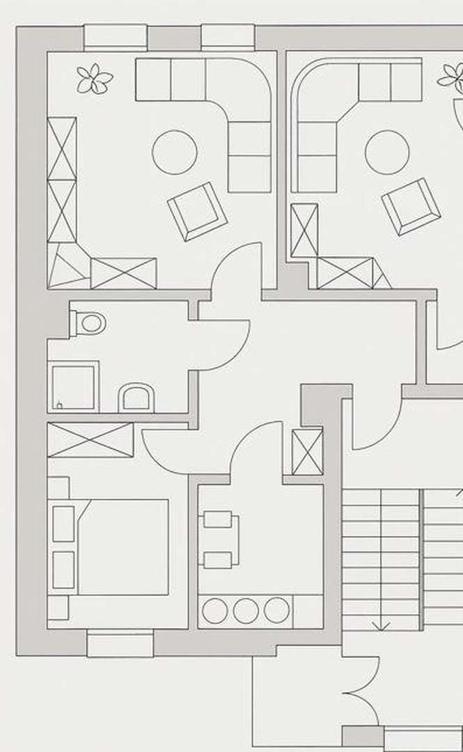 Wohnung zum Mieten in Wurzen 440 € 45 m² 2 zimmer