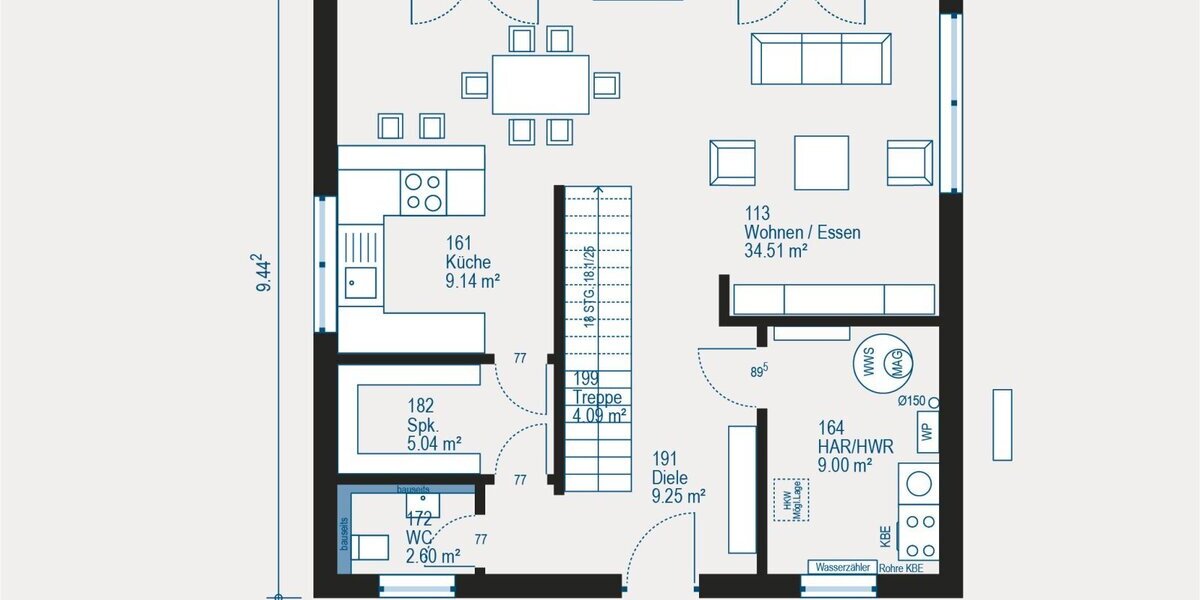 Ihr Wohntraum in Hochheim am Main - Individuell geplant, hochwertig ausgestattet - Einfamilienhaus Hochheim am Main | Angebot:27295660