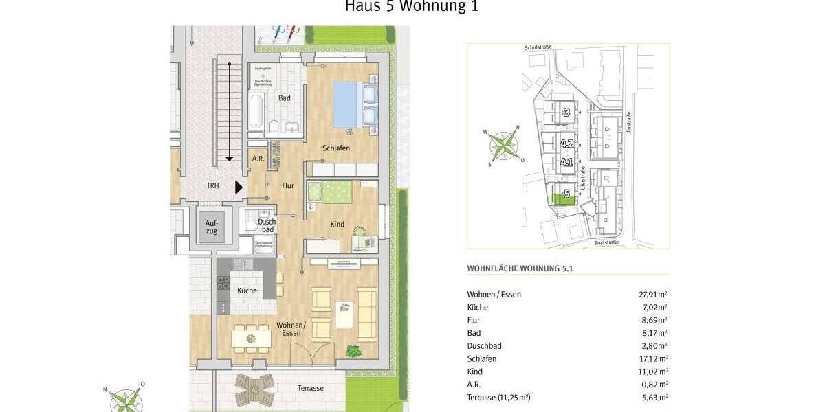 Etagenwohnung Leichlingen Büscherhöfen - 3 Zimmer, 89 m&sup2;, 516.000&euro; | Angebot:20960509
