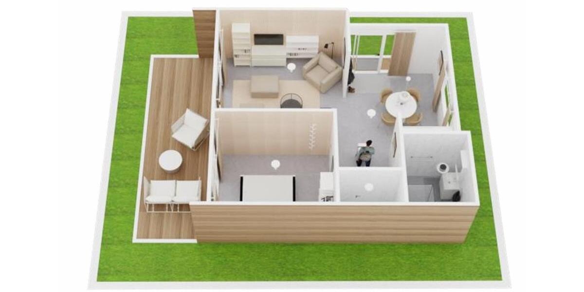 Doppelhaushälfte Südheide - 1 Zimmer, 50 m&sup2;, 890&euro; | Angebot:23382065