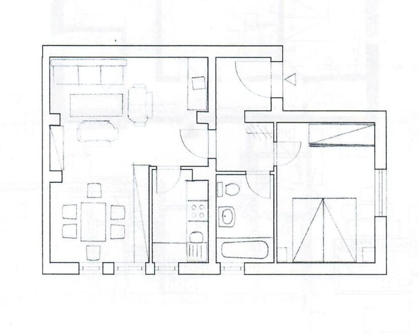 Großzügige 2-Raum-Wohnung mit separatem Eingang